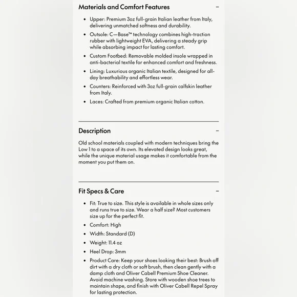 ❤️Oliver Cabell Low 1 Marsala White and Gray Leather Sneakers.  Size 38/US 8. - Picture 13 of 15